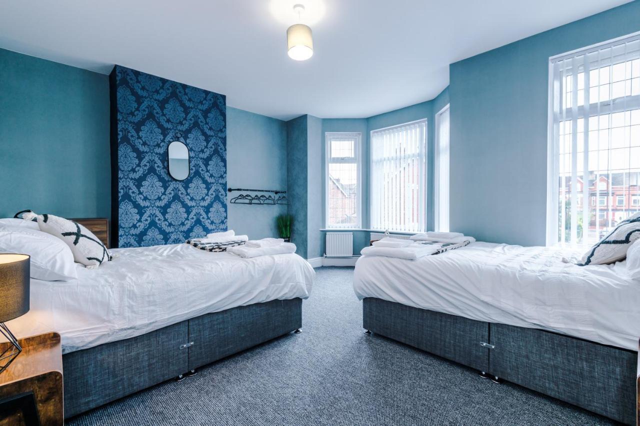 مانشستر 3 Bed Property, Upto 8 Guests Near City Centre المظهر الخارجي الصورة